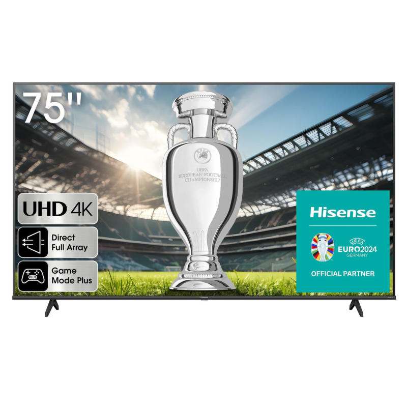 Телевизор Hisense 75A6K SMART TV , 189 см, 3840x2160 UHD-4K , 75 inch, LED , Smart TV , VIDAA
