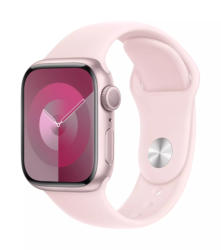 Смарт часовник Apple Watch 9 41mm Pink/Pink Band M/L mr943 , 1.69 , 41.00 , 64 , Apple S9 SiP 64-bit Dual Core