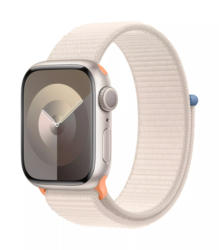 Смарт часовник Apple Watch 9 41mm Starlight/Starlight Loop mr8v3 , 1.69 , 41.00 , 64 , Apple S9 SiP 64-bit Dual Core