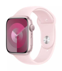 Смарт часовник Apple Watch 9 45mm Pink/Pink Band M/L mr9h3 , 1.90 , 45.00 , 64 , Apple S9 SiP 64-bit Dual Core