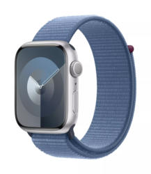 Смарт часовник Apple Watch 9 45mm Silver/Blue Loop mr9f3 , 1.90 , 45.00 , 64 , Apple S9 SiP 64-bit Dual Core