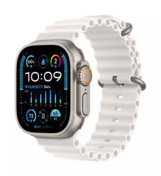 Смарт часовник Apple Watch Ultra 2 Cell 49mm White Ocean Band mrej3 , 1.92 , 64 , Apple S9 SiP 64-bit Dual Core
