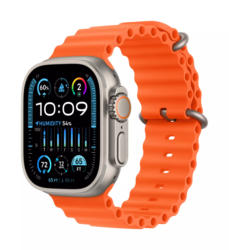 Смарт часовник Apple Watch Ultra 2 Cell 49mm Orange Ocean Band mreh3 , 1.92 , 64 , Apple S9 SiP 64-bit Dual Core
