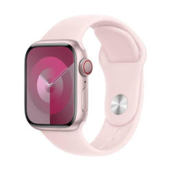 Смарт часовник Apple Watch 9 Cell 41mm Pink/Pink Band S/M mrhy3