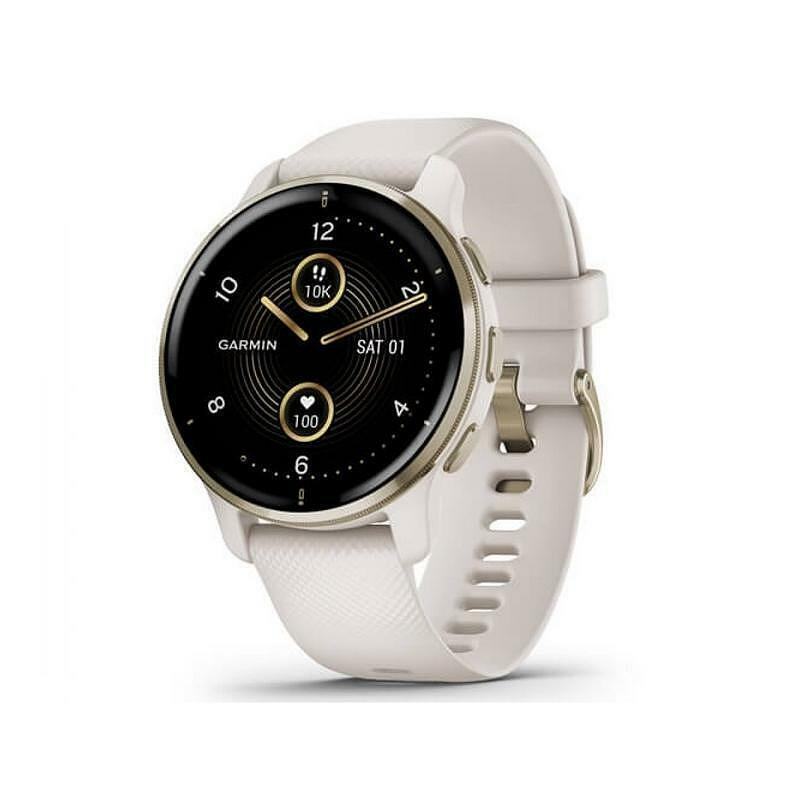 Смарт часовник Garmin Venu 2 Plus White+Cream Gold 010-02496-12 , 33.00