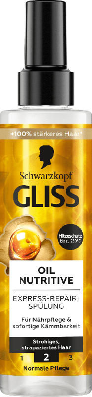 Schwarzkopf GLISS Sprüh-Conditioner Express-Repair Oil Nutritive