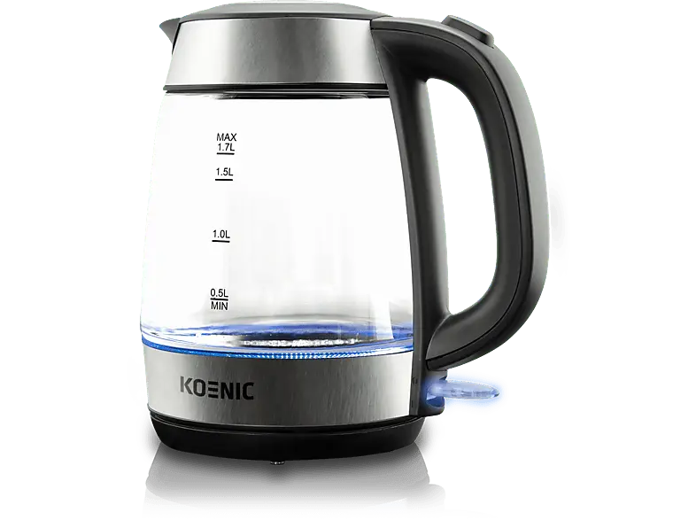 Koenic KWK 2220 Wasserkocher (Edelstahl, 1.7 l, 2200 Watt)