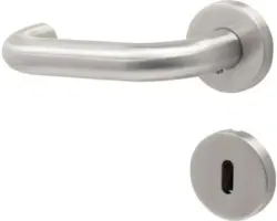 Rosettengarnitur BB Arnar Edelstahl satiniert