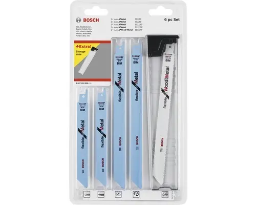 Stichsägeblatt Bosch Holz und Metall 6 tlg