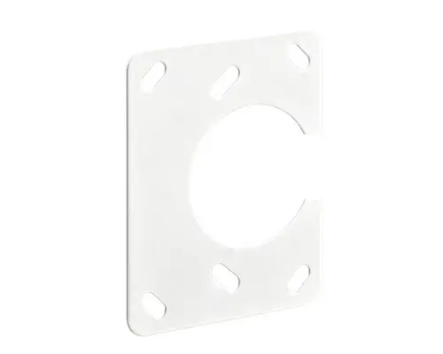 Reparaturblech für Topfscharniere mit Ø 35 mm weiß 2 Stück