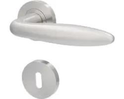 Rosettengarnitur BB Atina II Edelstahl satiniert