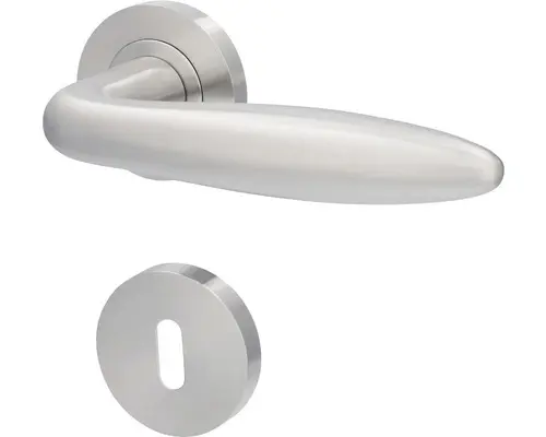 Rosettengarnitur BB Atina II Edelstahl satiniert