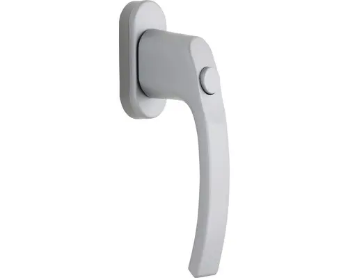 Rasterolive Fensterbeschlag Alu satiniert EF mit Druckknopf