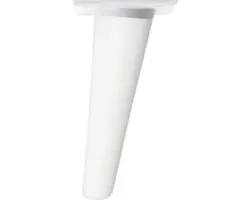 Tarrox Möbelfuß SCANDIA Balance Ø 24-48 x 150 mm Holz weiß 1 Stück