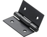 Hornbach Kantiges Scharnier 30 x 30 x 1 mm Stahl schwarz 10 Stück