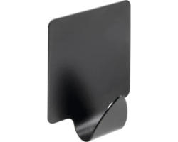 Klebehaken 35 x 41 x 20 mm Edelstahl schwarz matt 10 Stück