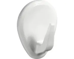 Klebehaken 30 x 38 x 22 mm Kunststoff weiß 10 Stück