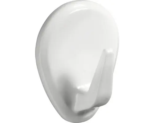 Klebehaken 30 x 38 x 22 mm Kunststoff weiß 10 Stück