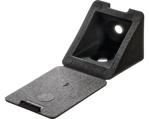 Universal-Eckverbinder 22 x 24 x 22 mm Kunststoff schwarz matt 20 Stück
