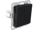 Hornbach Schalter Q-Link F-Line serie unterputz schwarz