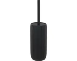 WC-Bürstengarnitur Haceka Riffel schwarz matt