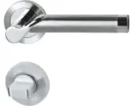 Hornbach Rosettengarnitur WC Solid-1 Chrom poliert/edelstahlfarbig satiniert