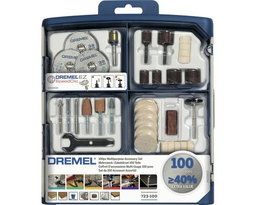 Dremel Mehrzweck-Zubehörset (723) 100 tlg.