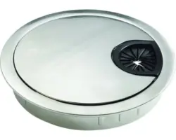 Kabeldurchlass Ø 60/67 mm edelstahlfarbig