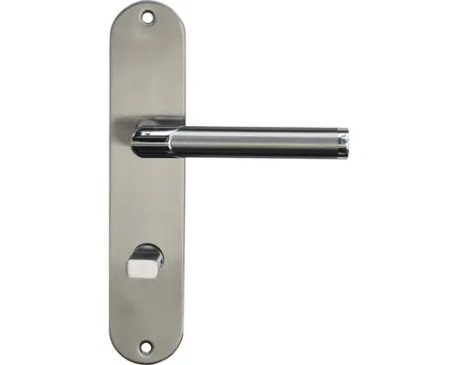 Beschlagset Langschild Renofast I, 240x50x9 mm edelstahl lackiert