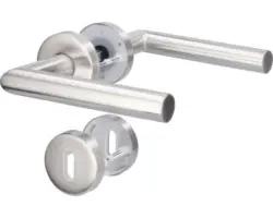 Rosettengarnitur Fair I edelstahl/satiniert BB für Zimmertüren