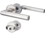 Hornbach Rosettengarnitur Fair I edelstahl/satiniert WC für Bad + WC Türen