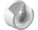 Hornbach Halter für Kleiderstange rund kunststoff/weiß Ø 20 mm 30 Stück