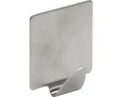 Klebehaken Edelstahl-Optik