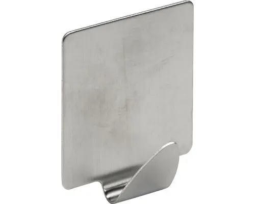 Klebehaken Edelstahl-Optik