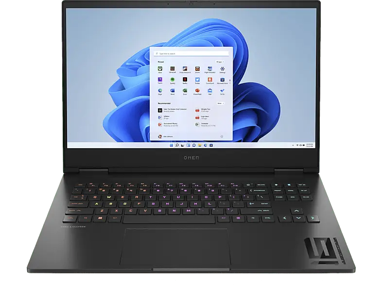 HP Omen 16-xf0902ng Gaming Notebook 16,1 Zoll, Full-HD, AMD Ryzen™ 7 7840HS, 16 GB RAM, 1000 SSD, Windows 11 Home (64 Bit), GeForce RTX™ 4070, Shadow Black