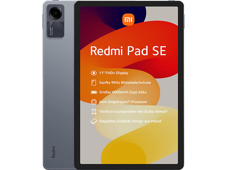 Xiaomi Redmi Pad SE 128GB, Graphite Gray; Tablet