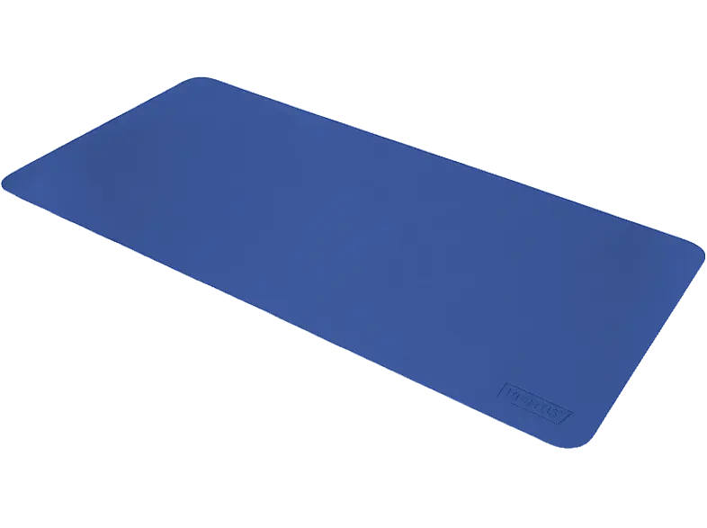 digitUS Mauspad 900x430mm, 2mm Stärke, Kunstleder, 2-farbig, Blau/Braun