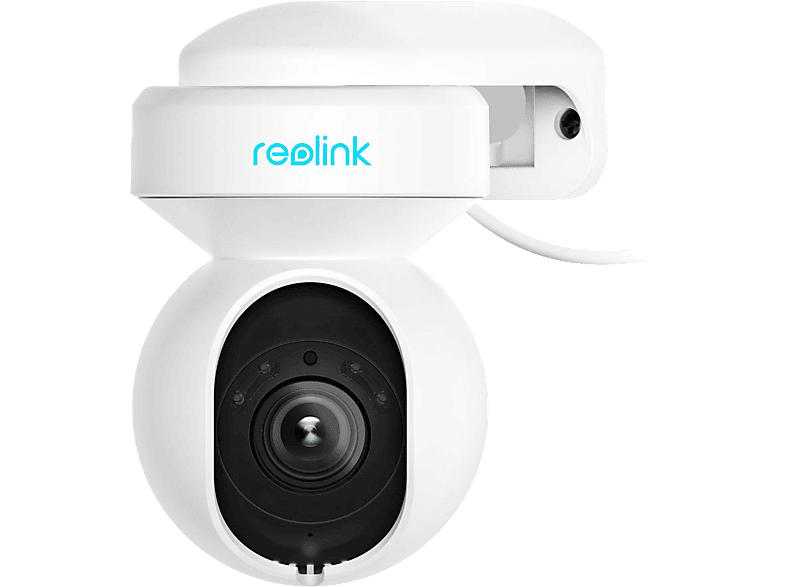 Reolink T1 Outdoor Überwachungskamera, 5 Megapixel, 3x Zoom, KI-Erkennung, IP 65, 12m Farb-Nachtsicht, WLAN, MicroSD, Weiß/Schwarz
