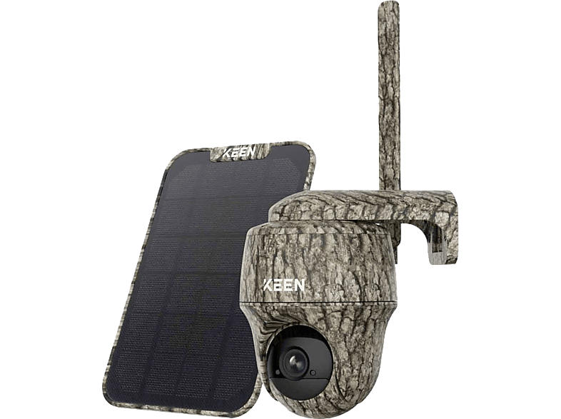 Reolink KEEN Ranger PT Überwachungskamera mit Solarpanel, WQHD Video, 16x Zoom, 4G LTE, Nachtsicht, Akku, MicroSD, Camouflage