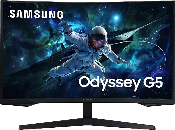 SAMSUNG Odyssey G5 LS32CG552EU 32 Zoll Curved Gaming Monitor, QHD, 1 ms Reaktionszeit, 300 cd/m&sup2;, 165 Hz, Schwarz
