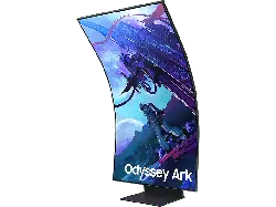 Samsung Odyssey Ark S55CG970NU 55 Zoll Gaming Monitor, OLED 4K, 1 ms Reaktionszeit, 600 cd/m², 165 Hz, Schwarz