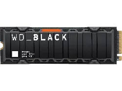 Western Digital 2TB SSD Festplatte WD_black SN850X NVMe mit Kühlkörper, M.2, Intern, R7300/W6600 MB/s