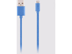 ISY Micro-USB Lade-/Datenkabel IFC-1800-BL-M, blau; Ladekabel