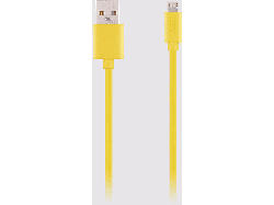 ISY Micro-USB Lade-/Datenkabel IFC-1800-YL-M, gelb; Ladekabel