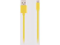 ISY Micro-USB Lade-/Datenkabel IFC-1800-YL-M, gelb; Ladekabel
