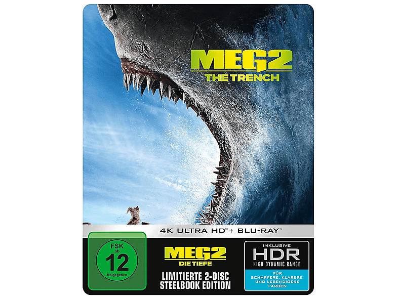 Meg 2: Die Tiefe Steelbook Edition [4K Ultra HD Blu-ray]