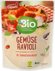 dmBio Fertiggericht Gemüse Ravioli