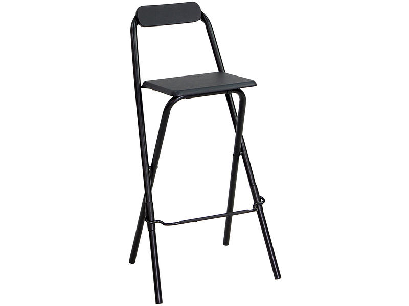 Tabouret de bar LOUNA mdf noir