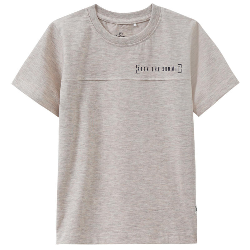Jungen T-Shirt mit dezentem Schriftzug (Nur online)