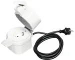 Hornbach Außensteckdose Ledvance Plug EU Zigbee Smart Home-fähig 1,5 m IP44 weiß
